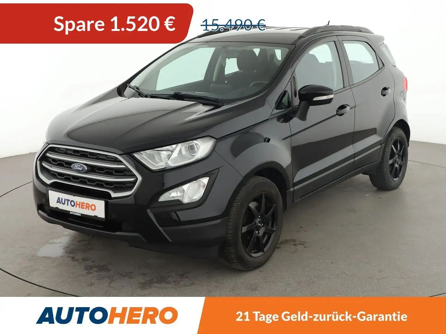 Ford EcoSport 1.0 EcoBoost Cool&Connect *NAVI*PDC*SHZ*LHZ*ALU* Schwarz - 1