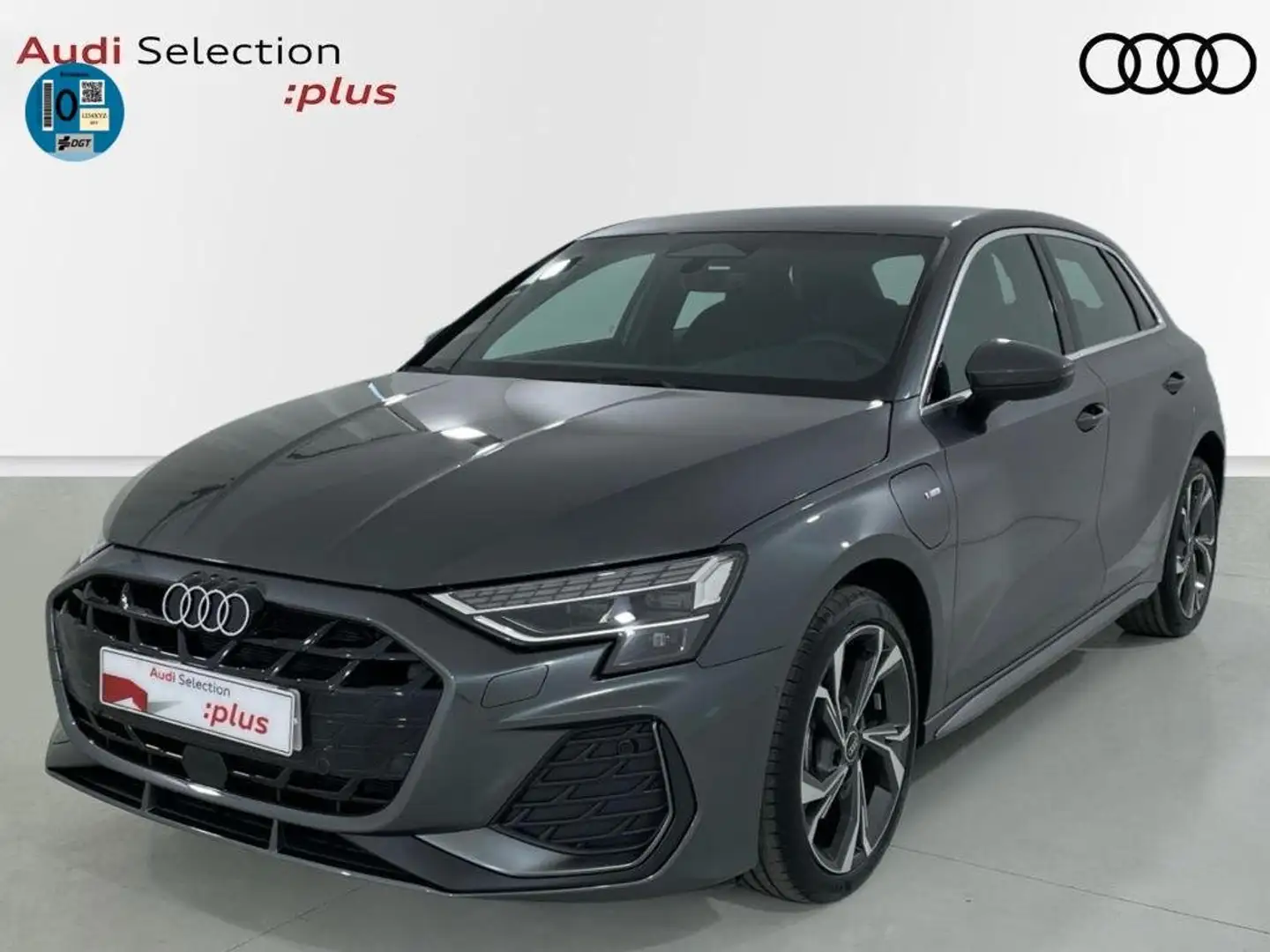 Audi A3 Sportback TFSI e S line S tronic 150kW Gris - 1