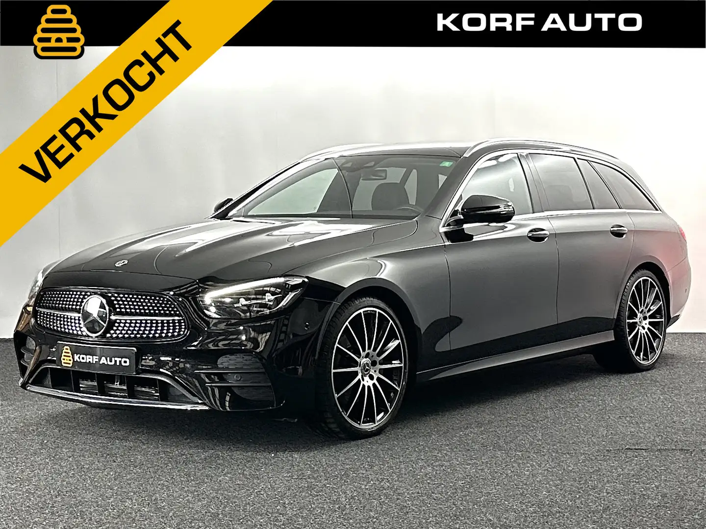Mercedes-Benz E 220 Estate d AMG 200PK / Verkocht Zwart - 1