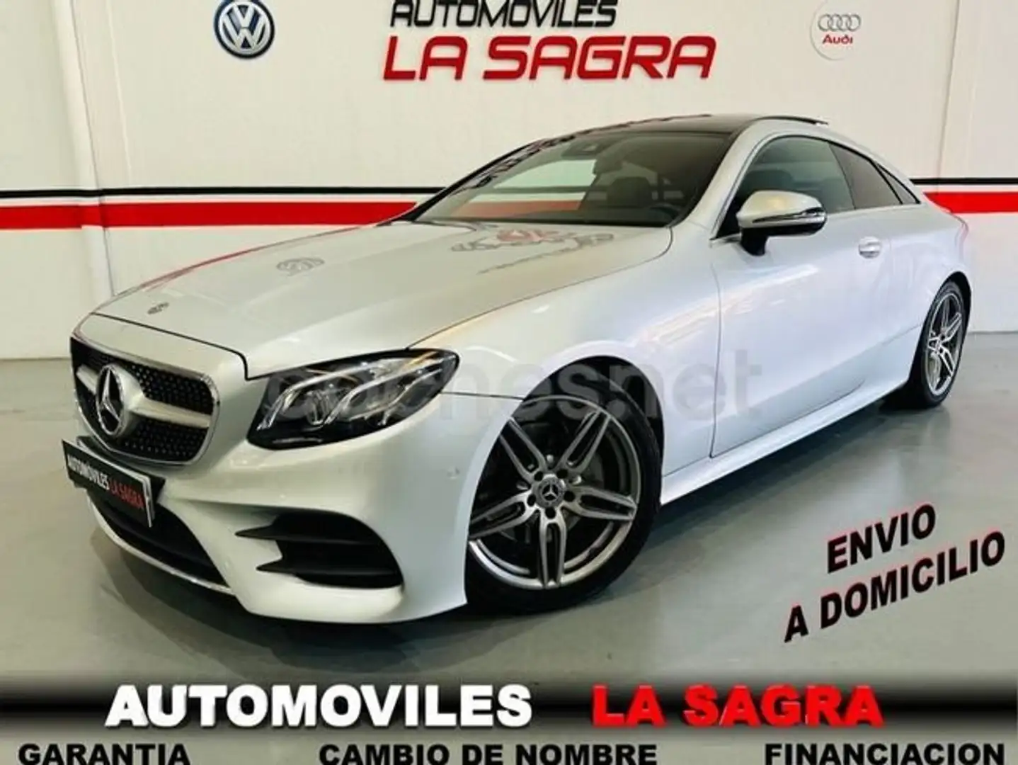 Mercedes-Benz E 220 Coupe d Plateado - 1