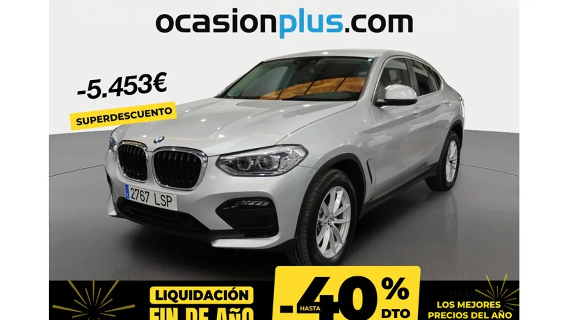 BMW X4 xDrive 20dA Argent - 1