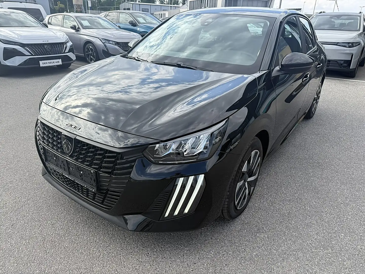 Peugeot 208 Hybrid 100 e-DCS6 Style Schwarz - 1