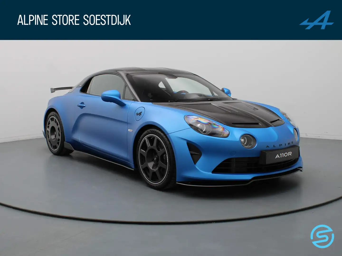Alpine A110 300pk Turbo R Full Option |  Carbon velgen | NIEUW Blauw - 1