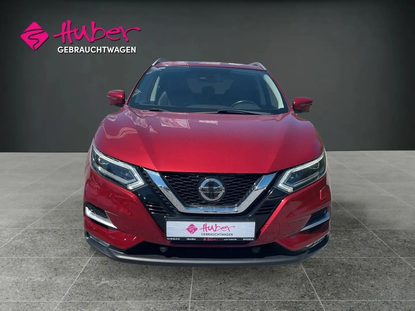 Nissan Qashqai TEKNA 1.2 DIG-T (*AHK*360°-KAMERA*NAVI*) Rouge - 2