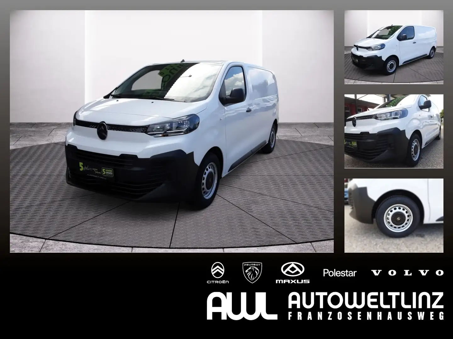 Citroen Jumpy KW M BHDI 120 R-Kamera, Klima, Weiß - 1