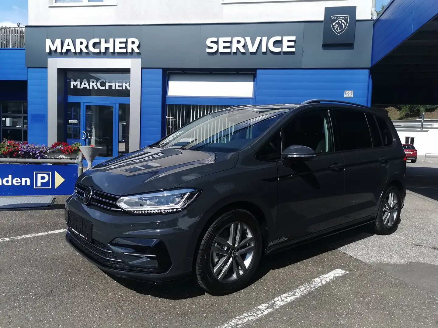 Volkswagen Touran Touran 1,5 TSI R-Line DSG 7-Sitzer Grau - 1