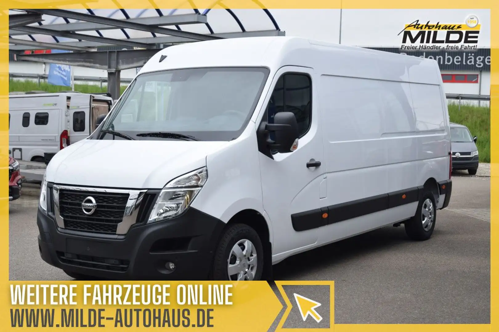 Nissan Interstar INTERSTAR L3H2 dCi 150 N-CONN 270°TÜREN HOLZ AHK Bílá - 1