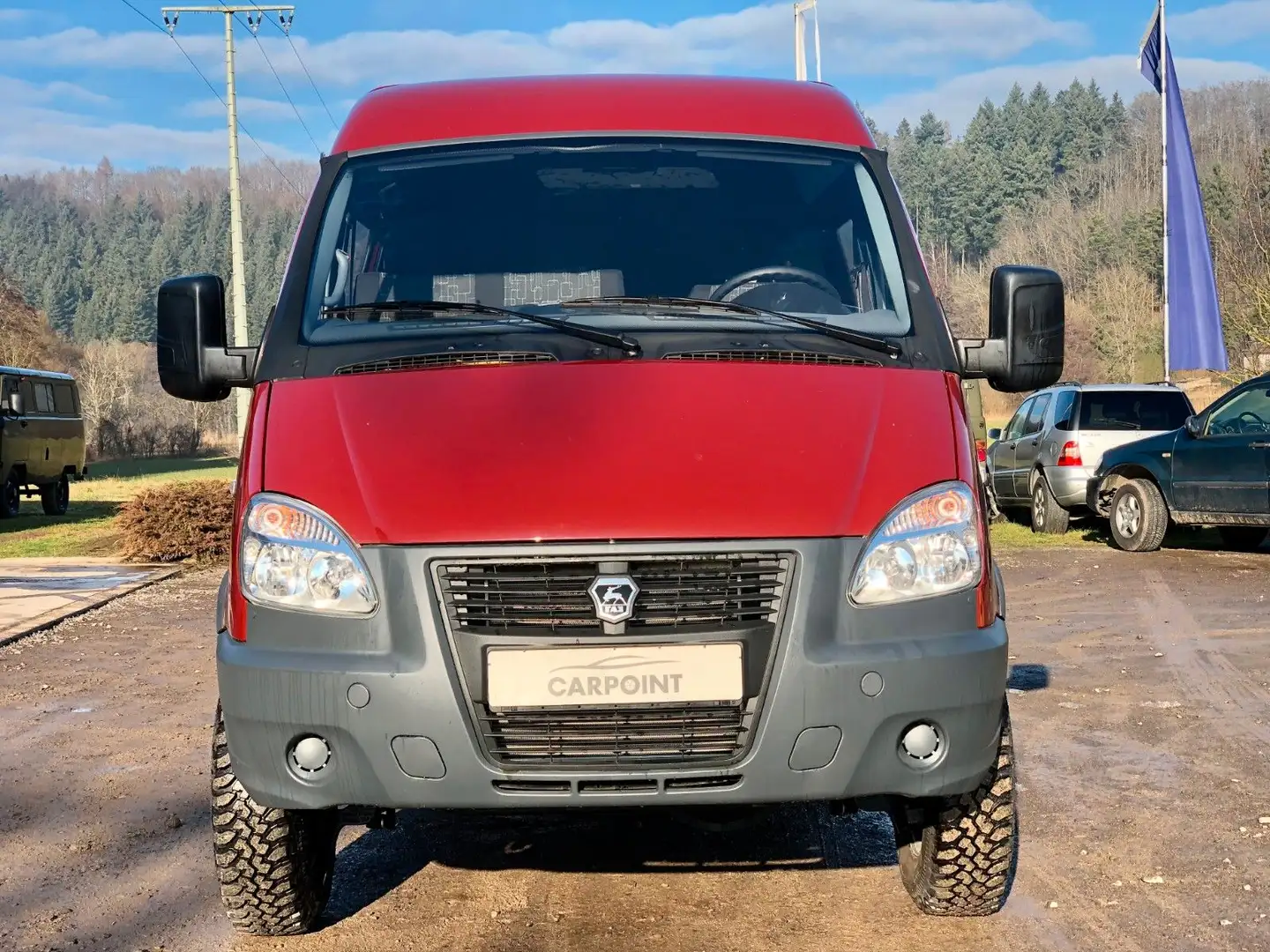 Drugi Ostali GAZ Sobol 2.7 Benzin 4x4 7-Sitzer TÜV/AU Neu crvena - 2