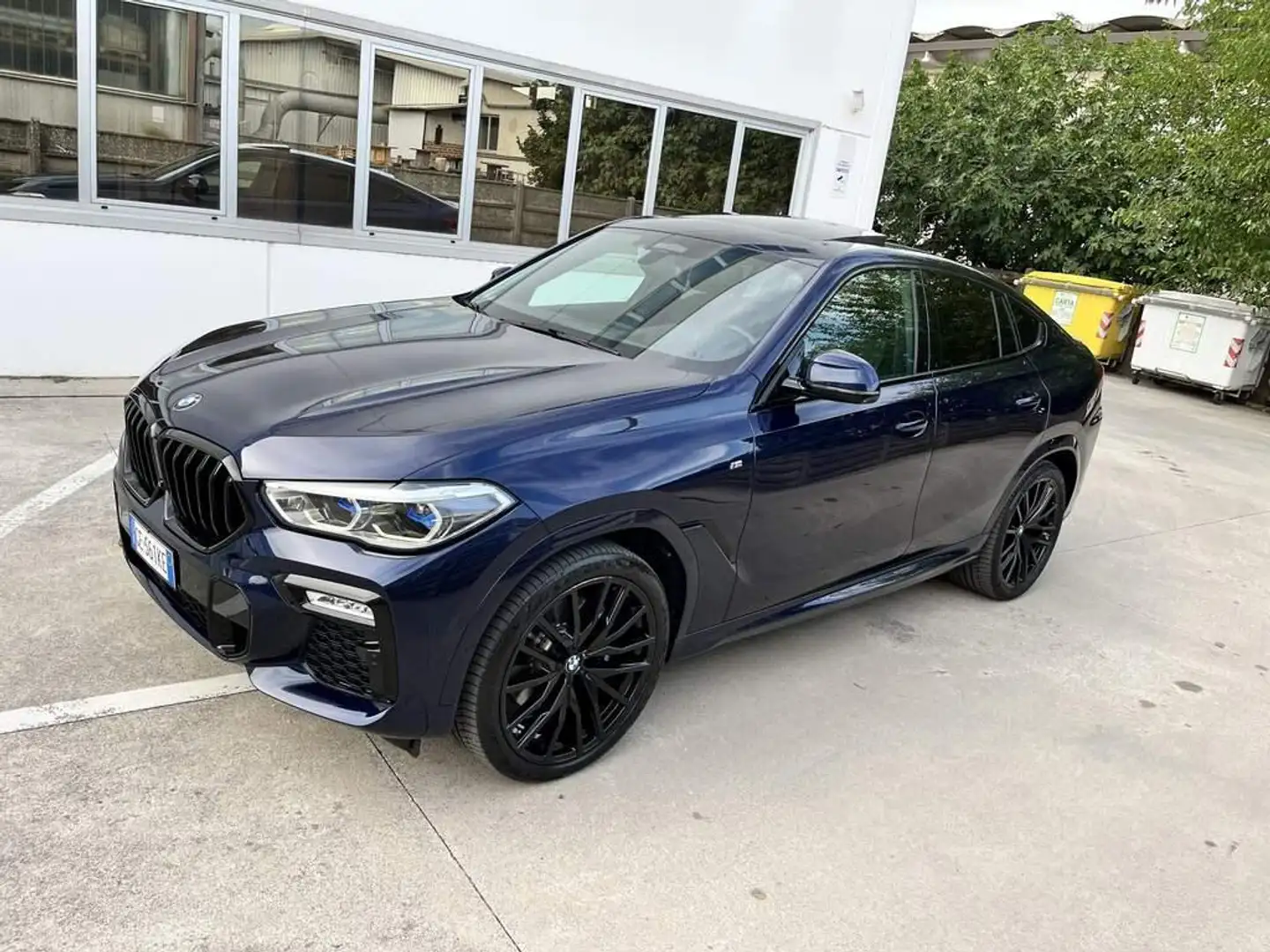 BMW X6 xdrive30d mhev 48V Msport auto Blu/Azzurro - 2