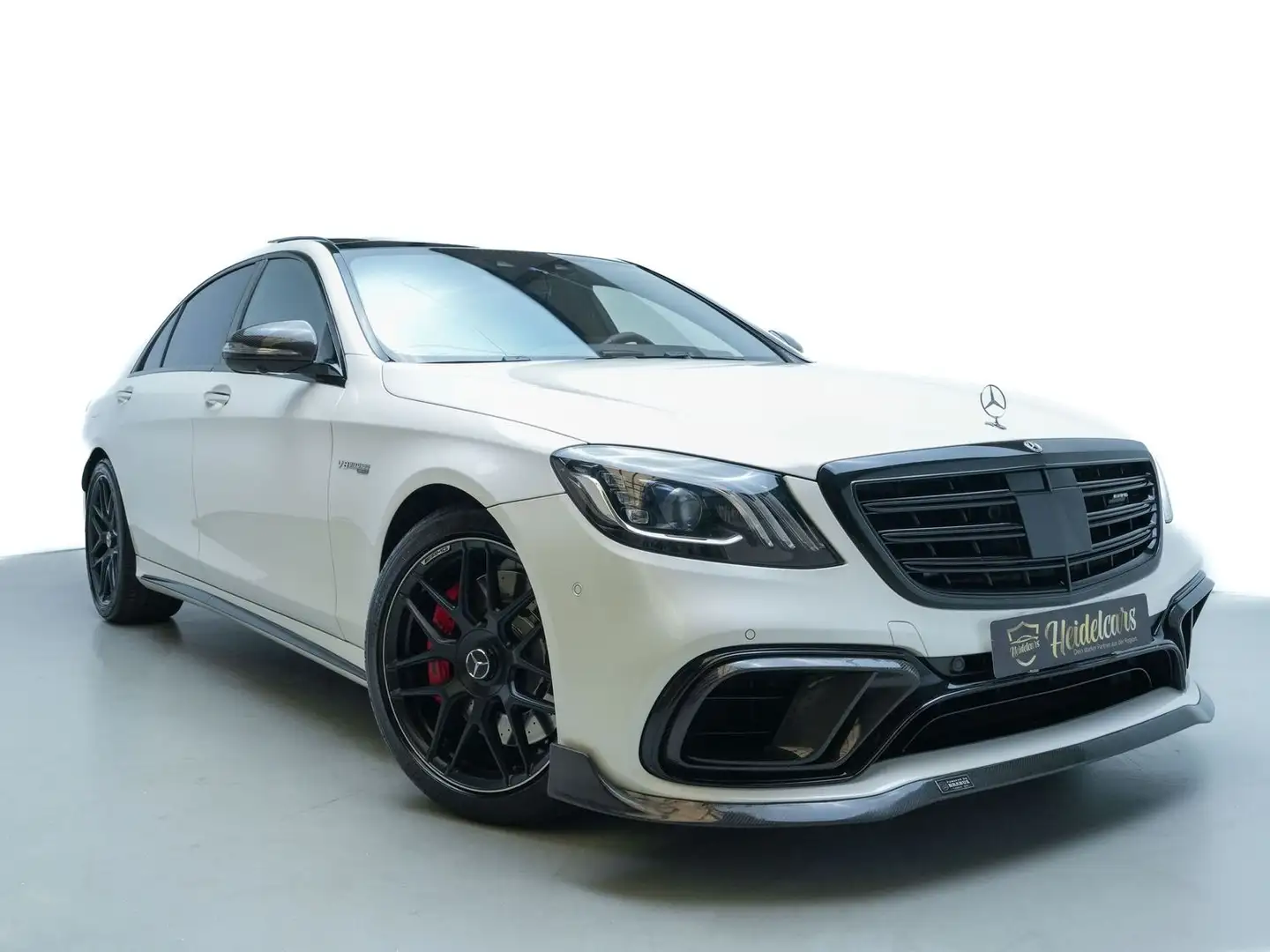 Mercedes-Benz S 63 AMG 4Matic+ L BURM*PANO*TV*360*NACHTSICHT*HUD Blanc - 1