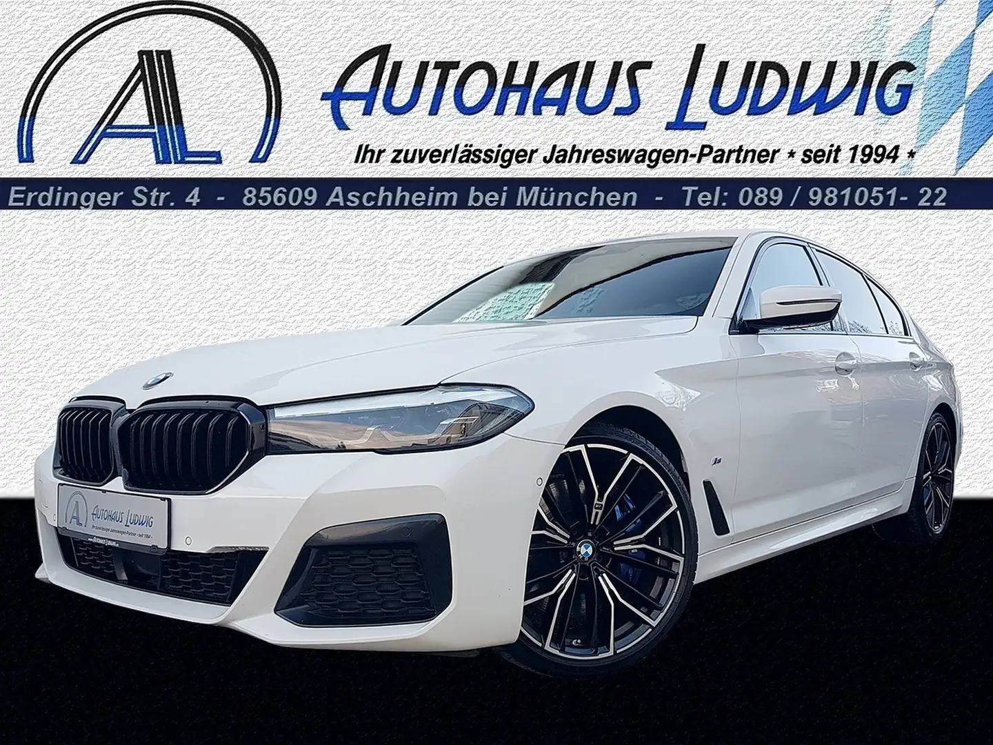 BMW 530 dA xDrive Lim M-Sport*20Zoll*Driv.Prof*AHK*Standh. Blanc - 1