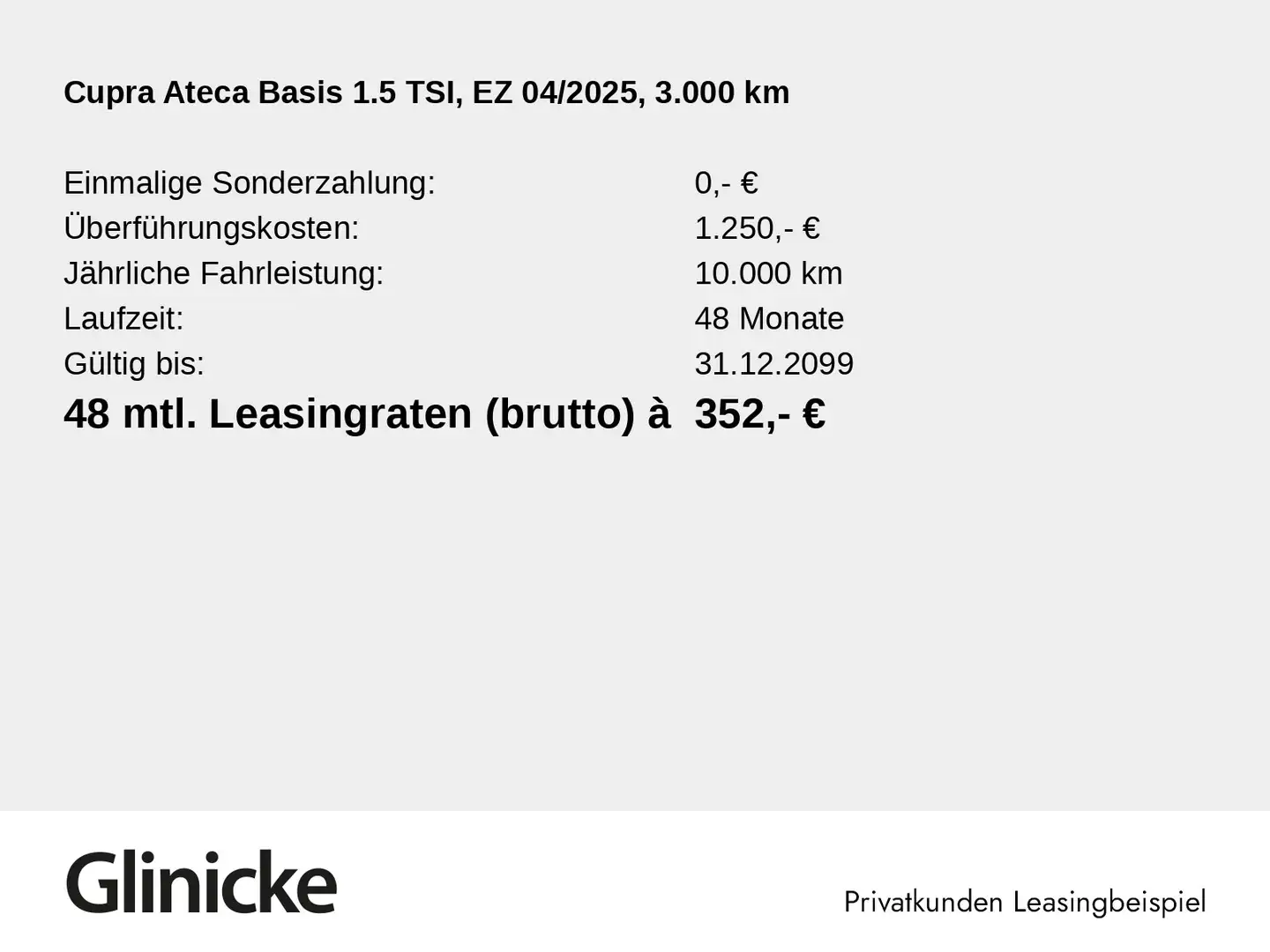CUPRA Ateca 1.5 TSI ACT 110 kW DSG el.Heckklappe Blanc - 2