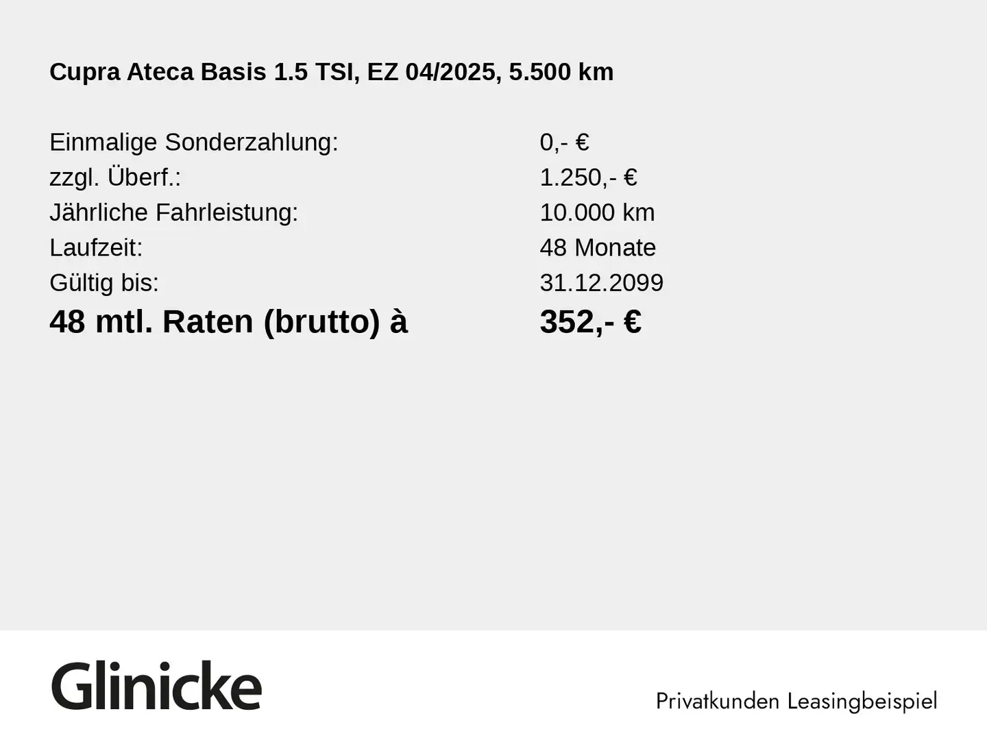 CUPRA Ateca 1.5 TSI ACT 110 kW DSG el.Heckklappe Blanc - 2