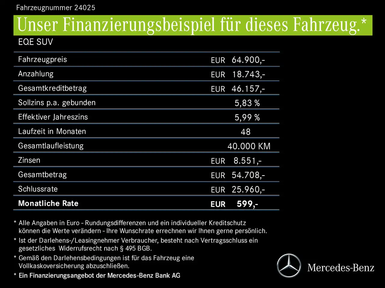 Mercedes-Benz EQE SUV 350+ AMG Line Night Vielspeiche Pano AIR, миниатюра 11