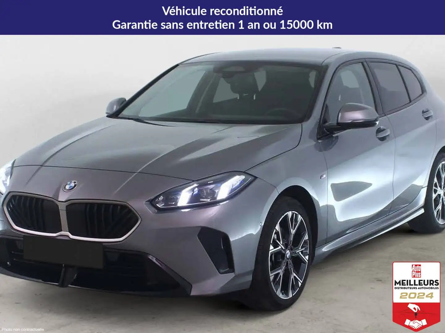 BMW 118 118d 150 ch DKG7 M Sport Design Blanc - 1