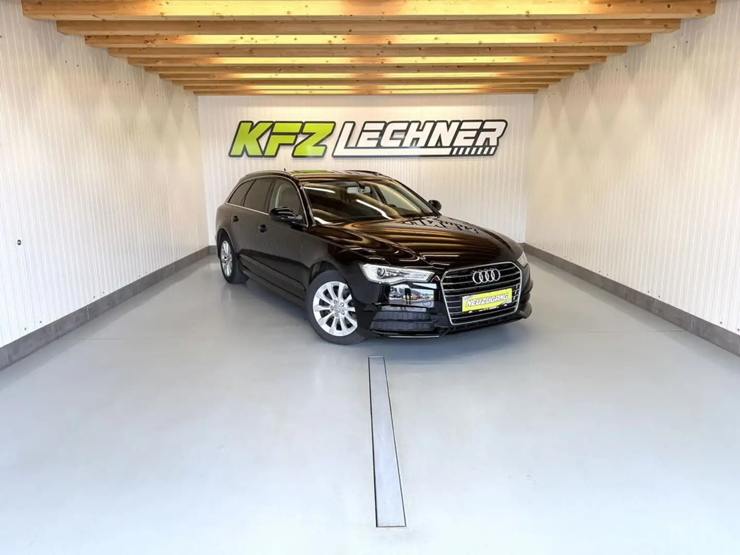 Audi A6 Avant 2.0 TDI ''S line'' LEDER*SITZH*NAVI*CARPLAY Zwart - 1