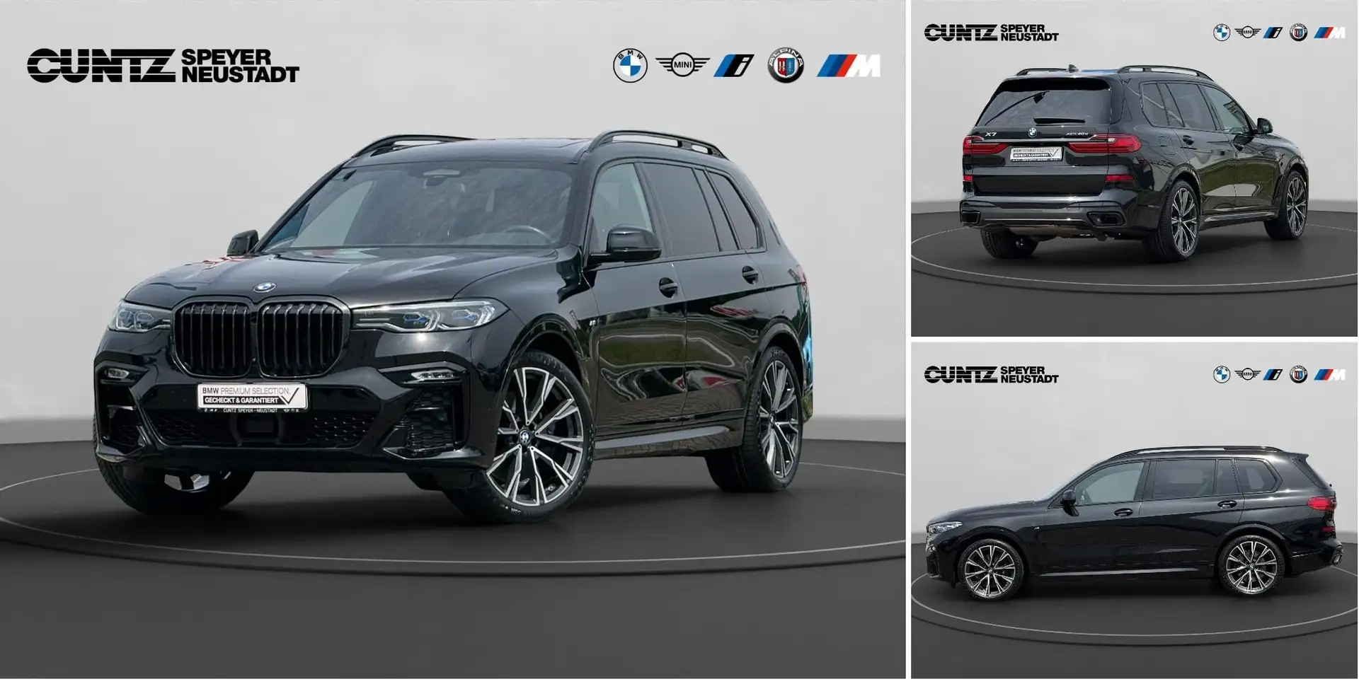 BMW X7 xDrive40d M Sportpaket Sky Lounge Anhängerk. Harma Schwarz - 1