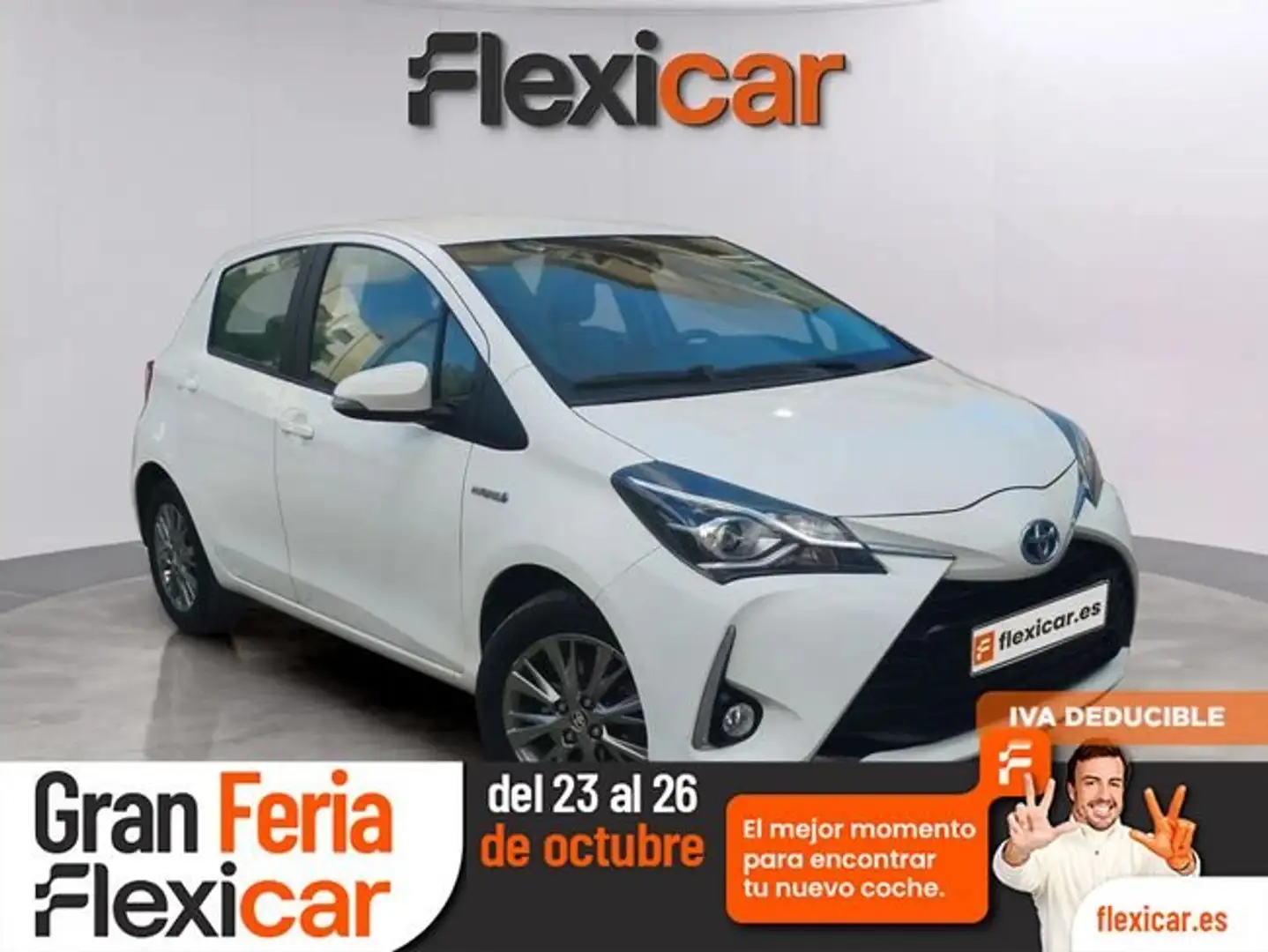 Toyota Yaris 100H 1.5 Active Tech Blanc - 1