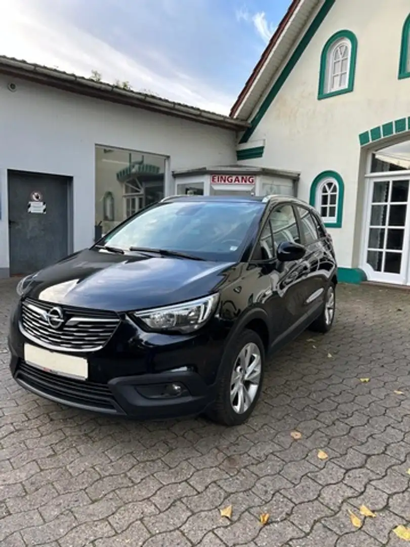 Opel Crossland X 1.2 Turbo Automatik,Panoramadach,Rüc Schwarz - 2