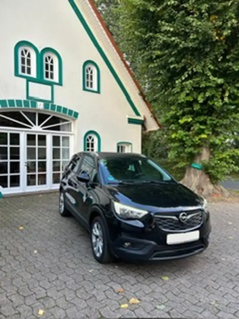 Opel Crossland X 1.2 Turbo Automatik,Panoramadach,Rüc Schwarz - 1