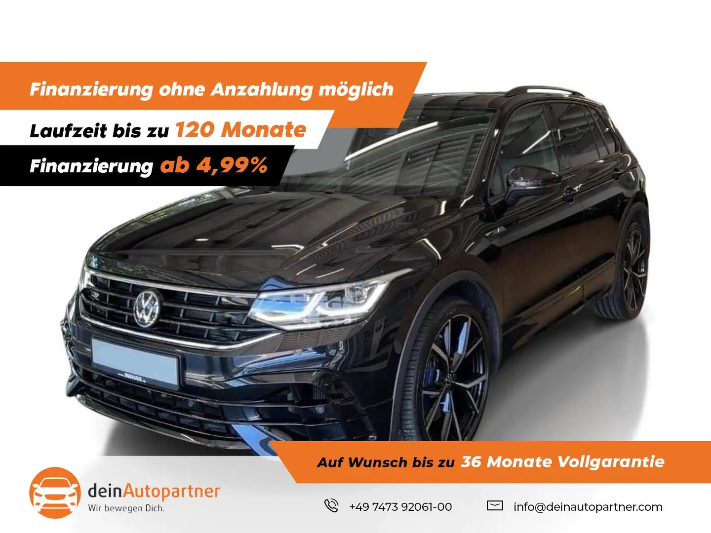Volkswagen Tiguan 2.0 TSI R 4Motion/BLACK/21"/DCC/MATRIX/IQ/PANO/ACC Schwarz - 1
