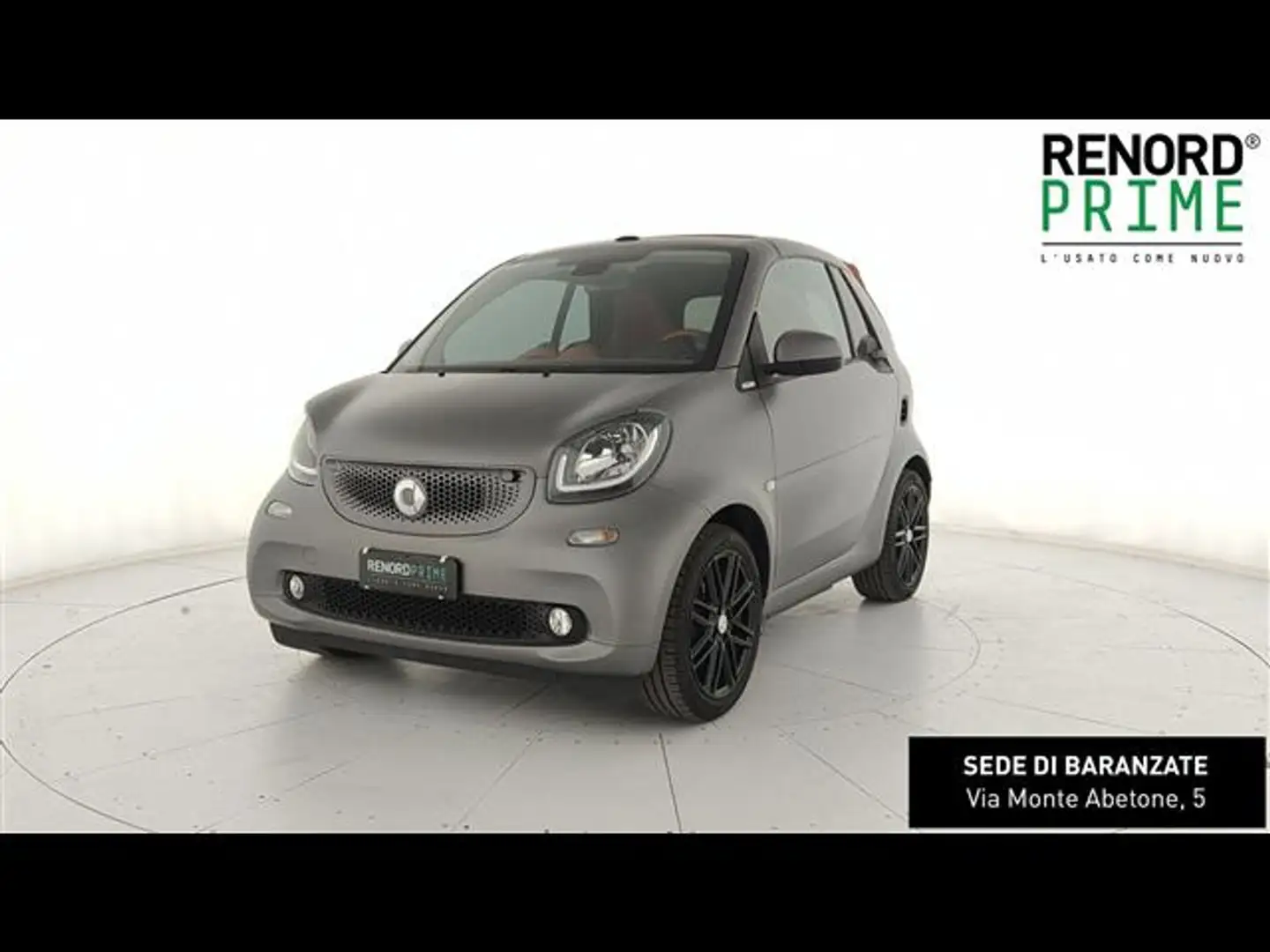 smart forTwo cabrio 0.9 Turbo 90cv Brabus Edition twinam Серый - 1