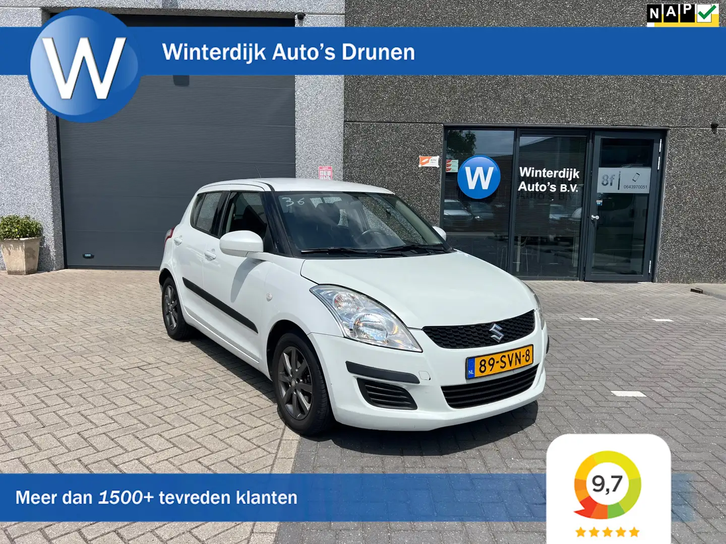 Suzuki Swift 1.2 EASSS Airco! 1eEigenaar! DealerOnderhouden! Blanc - 1