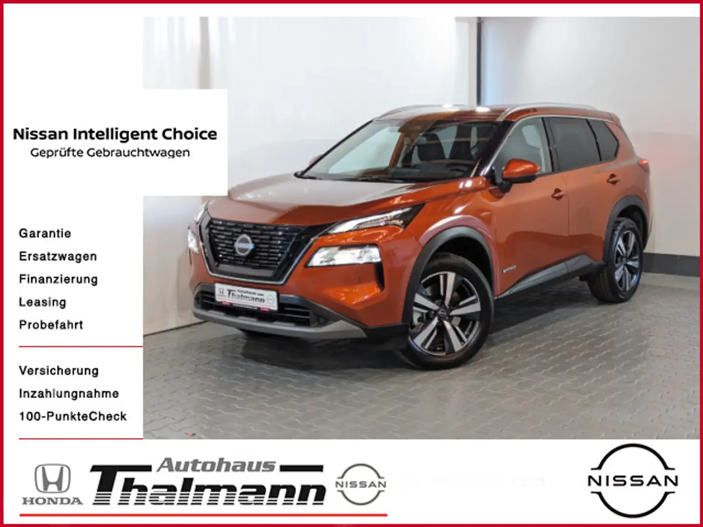 Nissan X-Trail 1.5 VC-T e-Power e-4ORCE  N-Connecta Orange - 1
