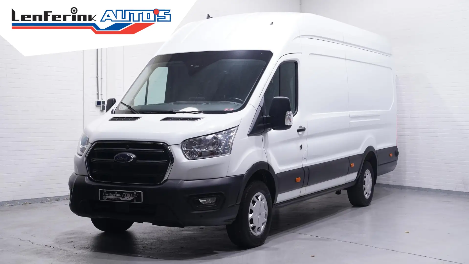Ford Transit 2.0 TDCI 130 pk L4H3 Trend Navi, Camera, Airco Cru Blanc - 1