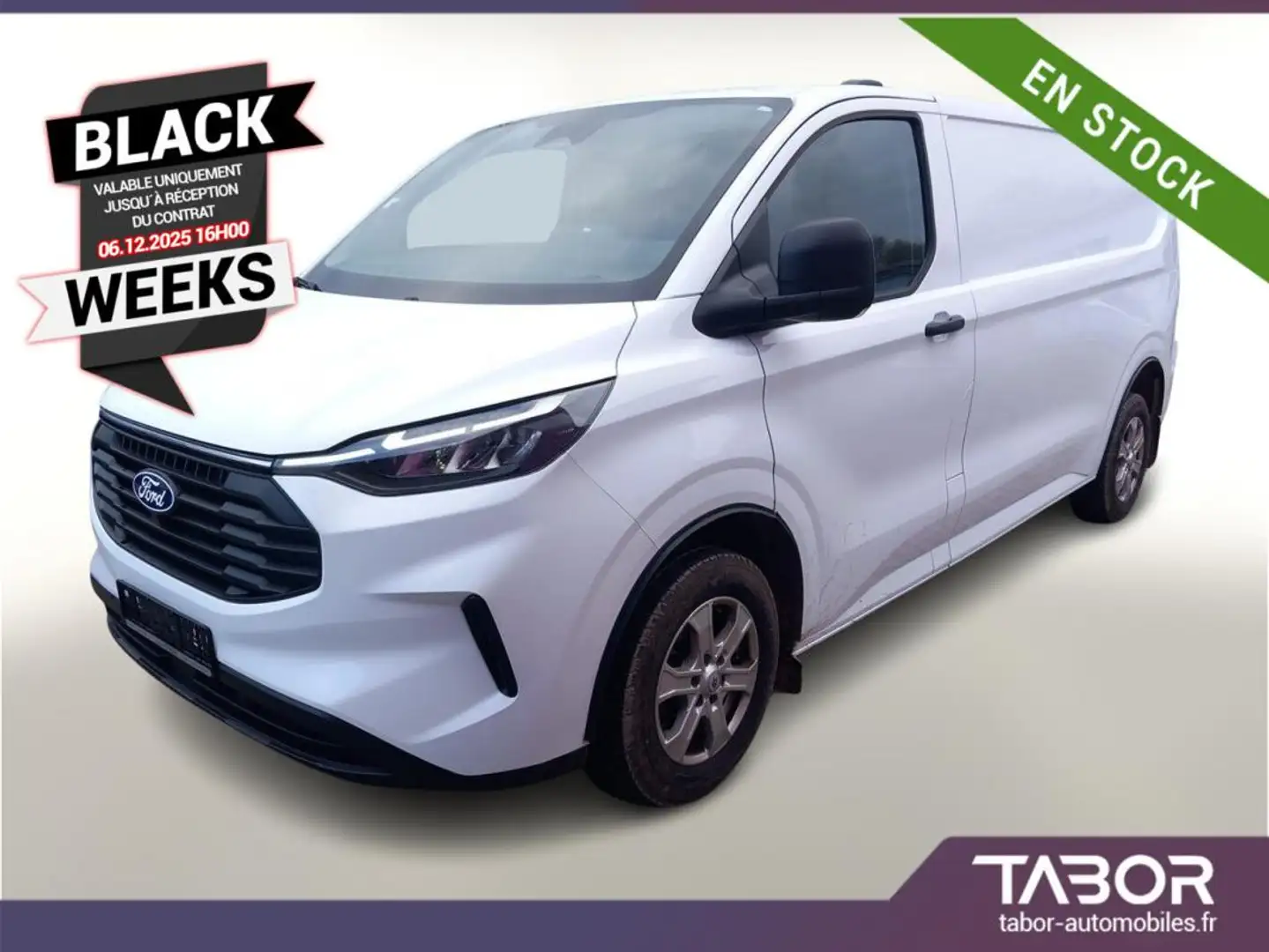 Ford Transit Custom 2.0 TDCi 150 L2 Trend Cam Blanc - 1