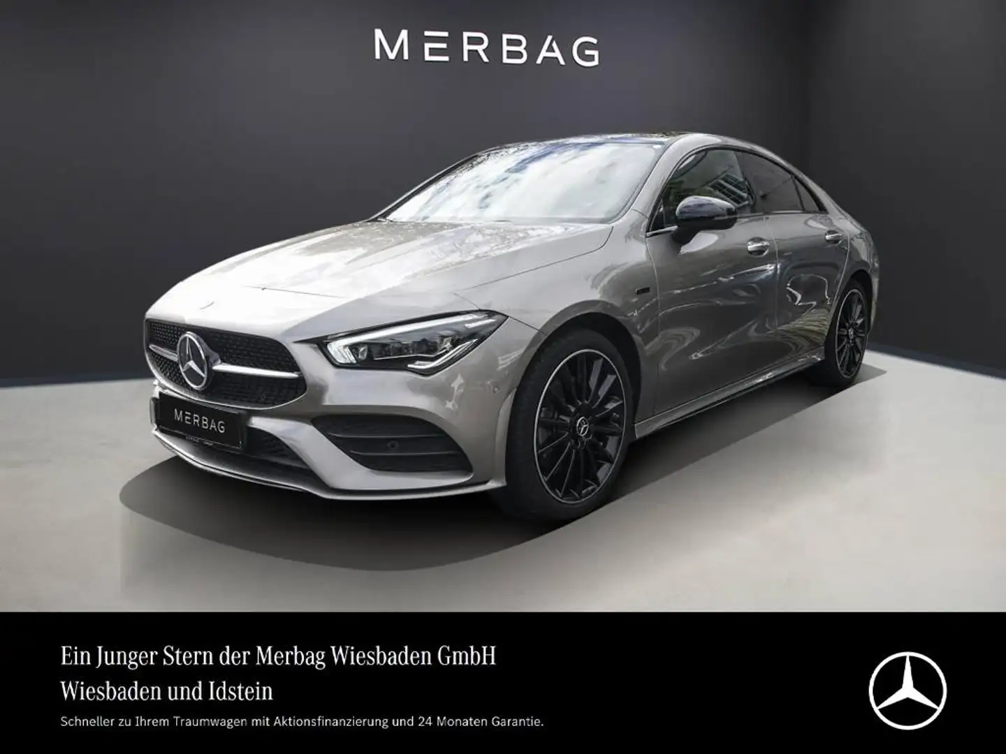 Mercedes-Benz CLA 250 e AMG NIGHT PANO SOUND MULTIBEAM BURMESTER Argintiu - 1