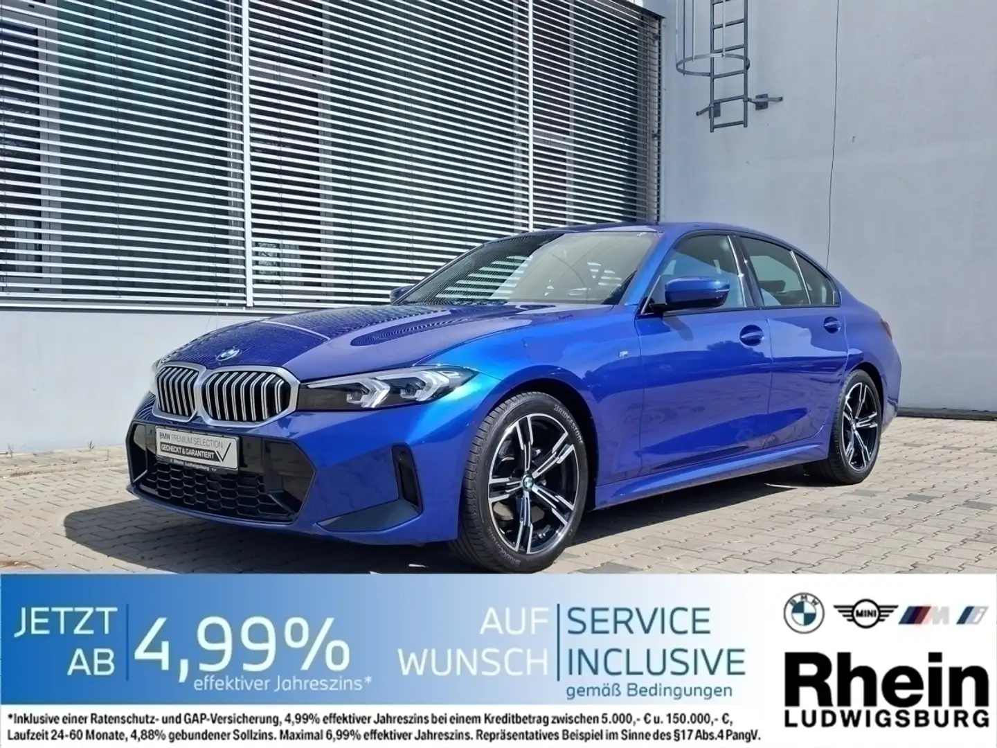 BMW 318 i Lim M Sportpaket LED Navi DrivAs HiFi ParAs Blue - 1