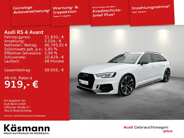 Audi RS4 qu Vmax 280KM/H RS-AGA MATRIX AHK HUD