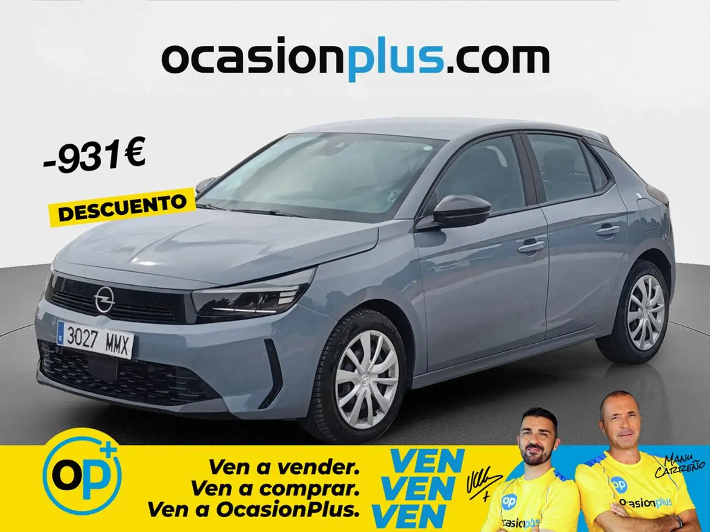 Opel Corsa 1.2T XHL S/S Edition 100 Gris - 1