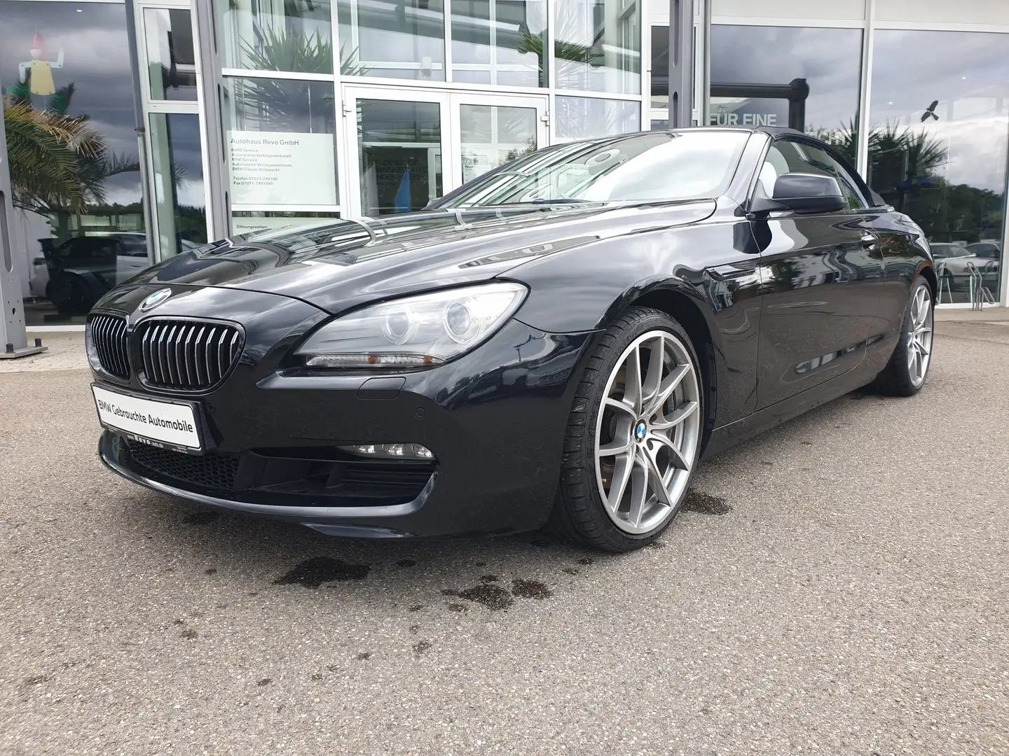 BMW 640 d xDrive  Cabrio NaviProf Komfortzugang PDC Siyah - 2