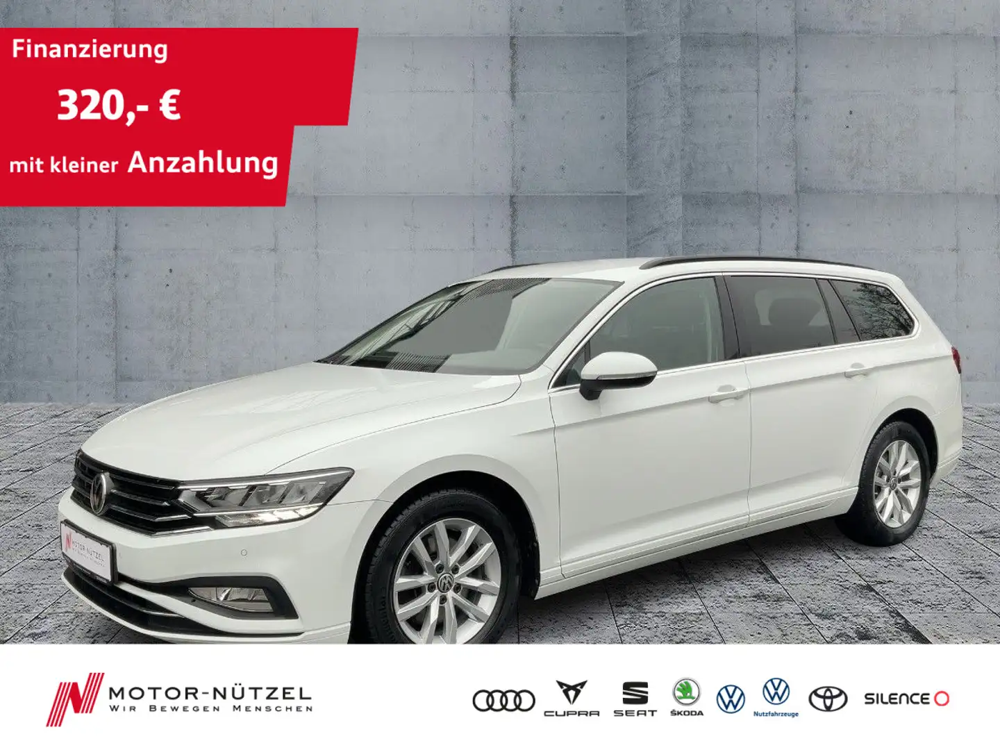 Volkswagen Passat Variant 1.5 TSI DSG BUSINESS LED+NAV+ACC Weiß - 1