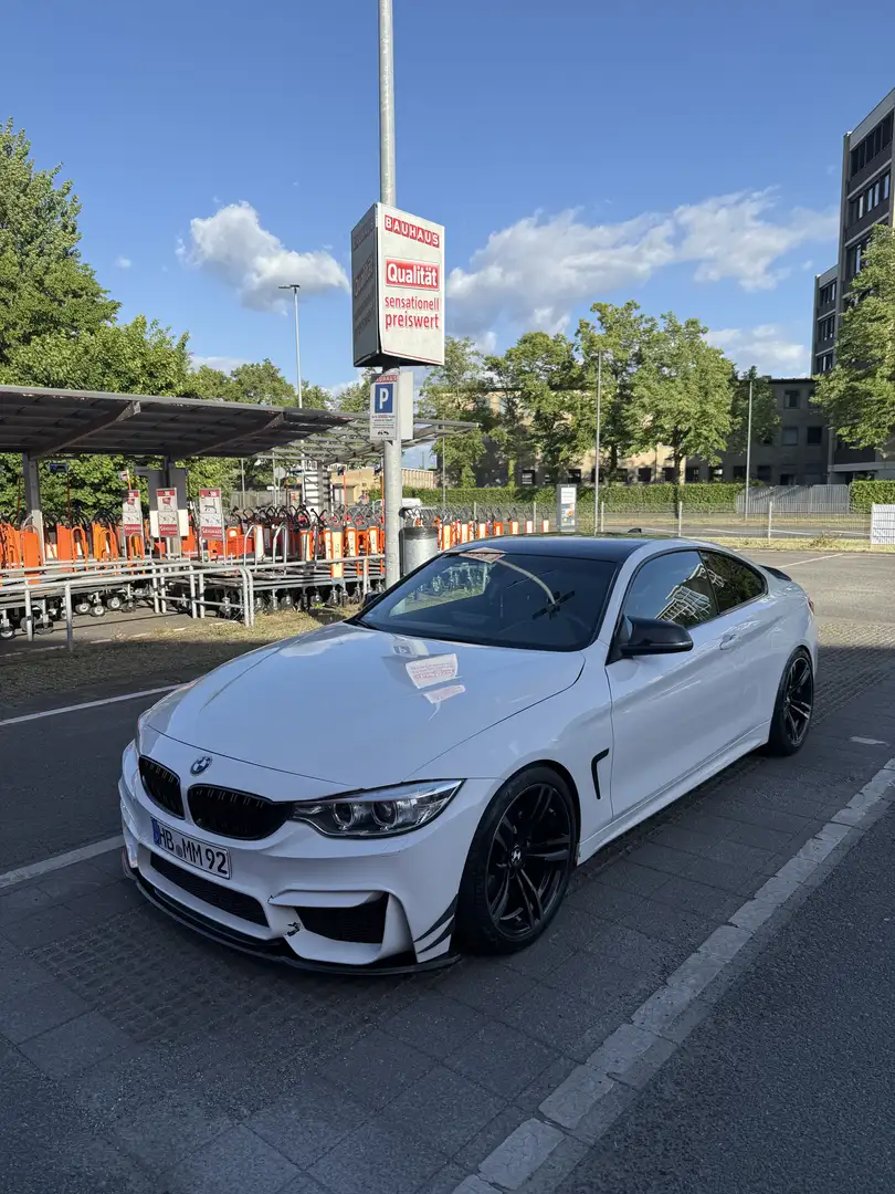 BMW 420 420d Coupe M-Paket M4 Optik Weiß - 1