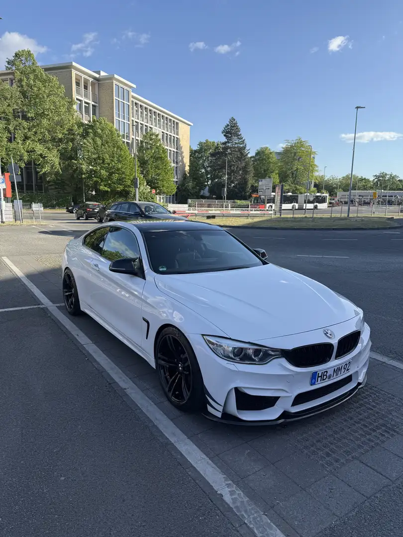 BMW 420 420d Coupe M-Paket M4 Optik Weiß - 2