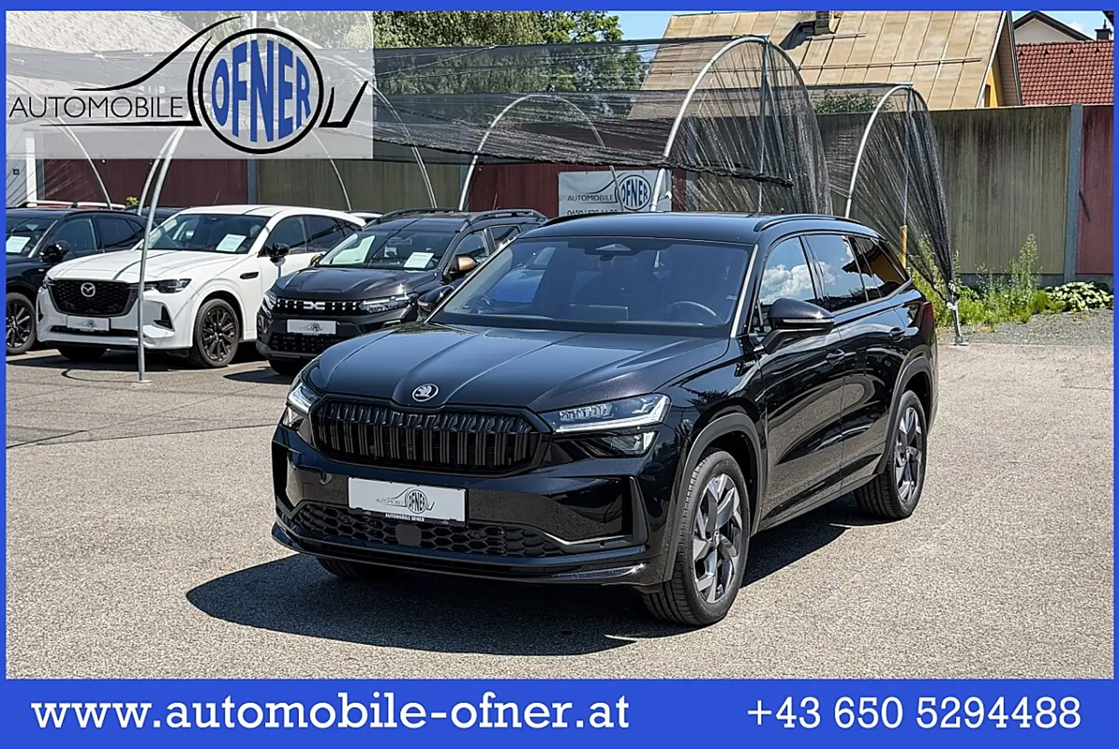 Skoda Kodiaq 2,0 TDI 4x4 Sportline DSG 7-Sitze AHK Canton Ka... Schwarz - 1