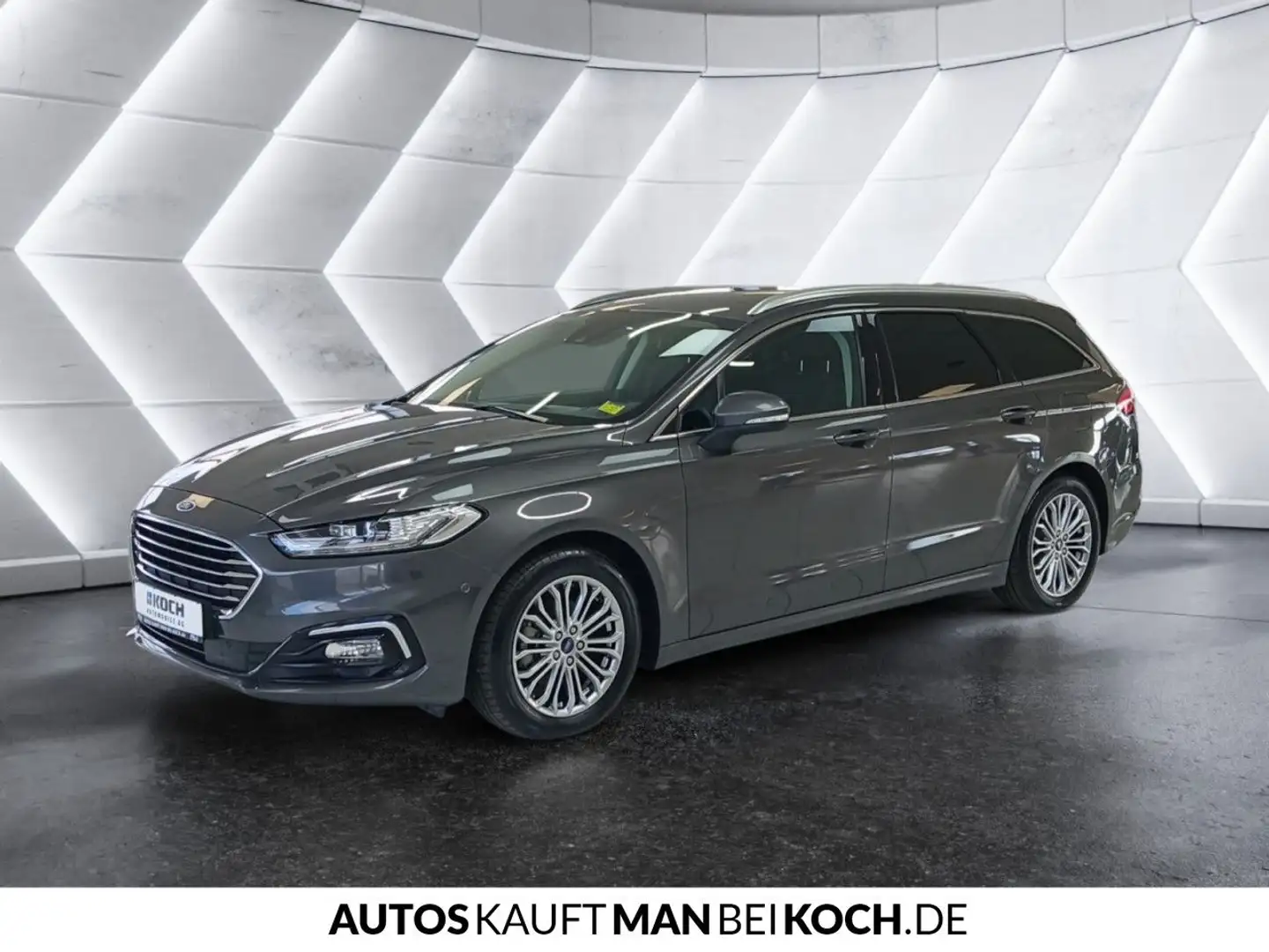 Ford Mondeo 2.0 Hybrid Titanium AHK TEMP KAM SHZ NAVI Grau - 2