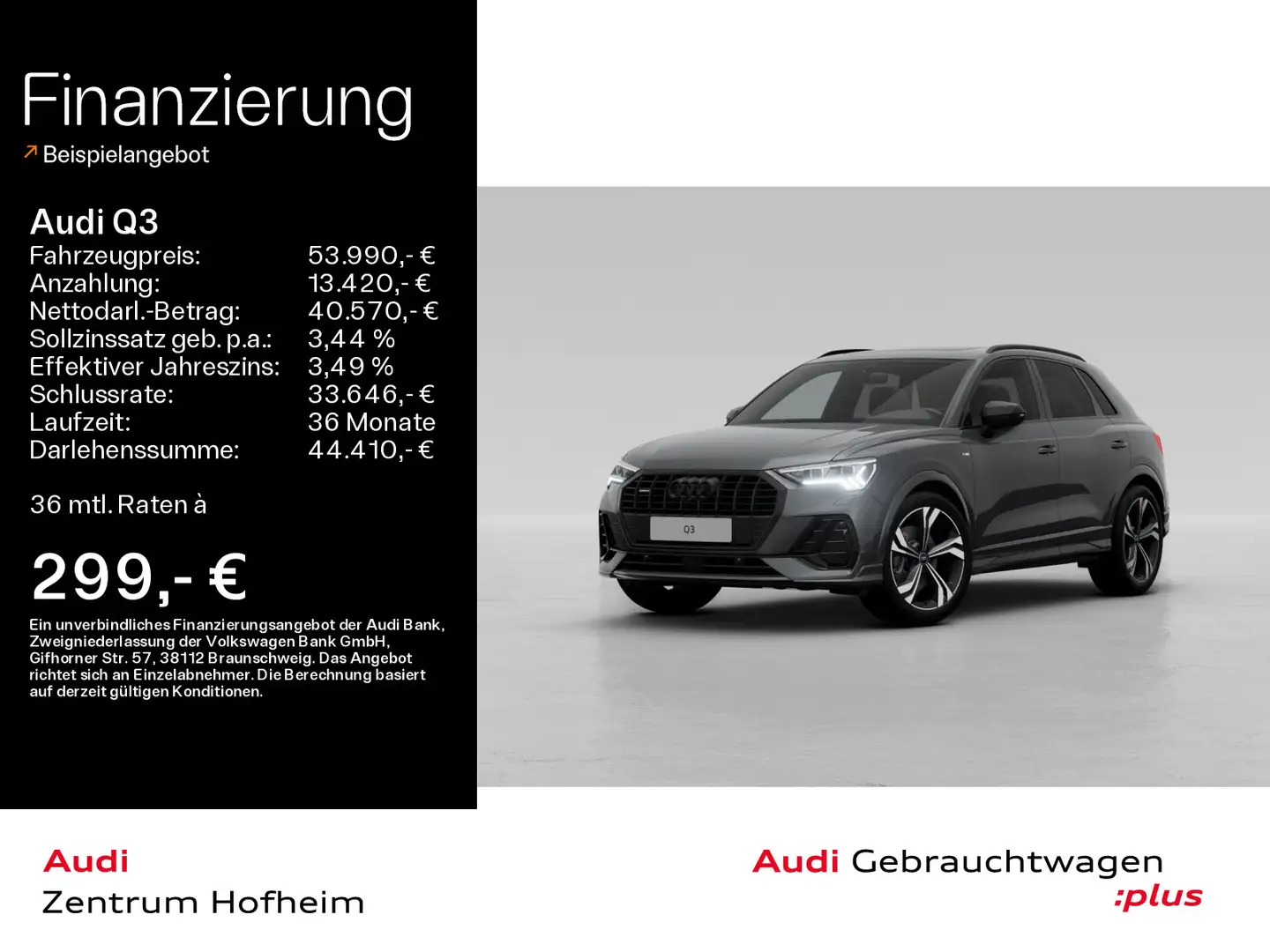 Audi Q3 45 TFSI qu 2x S line S tro*Pano*Standh*Sonos* Szürke - 1