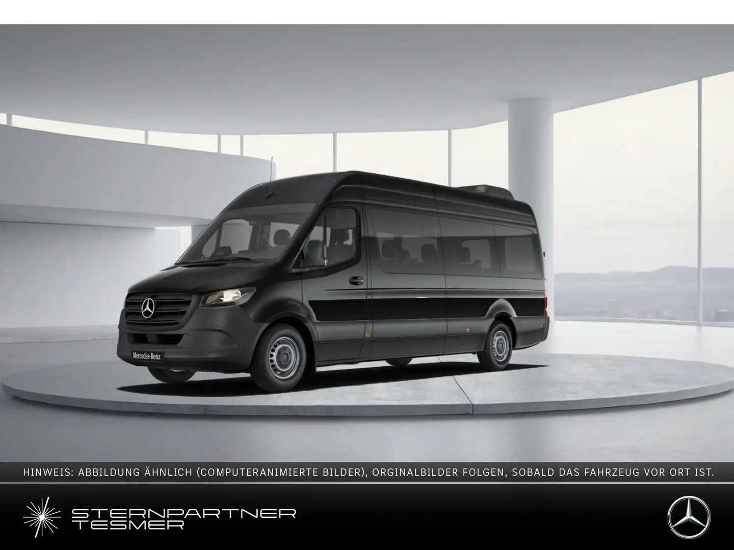 Mercedes-Benz Sprinter 317 CDI Tourer PRO Lang 9-Sit+Dachklima Noir - 1