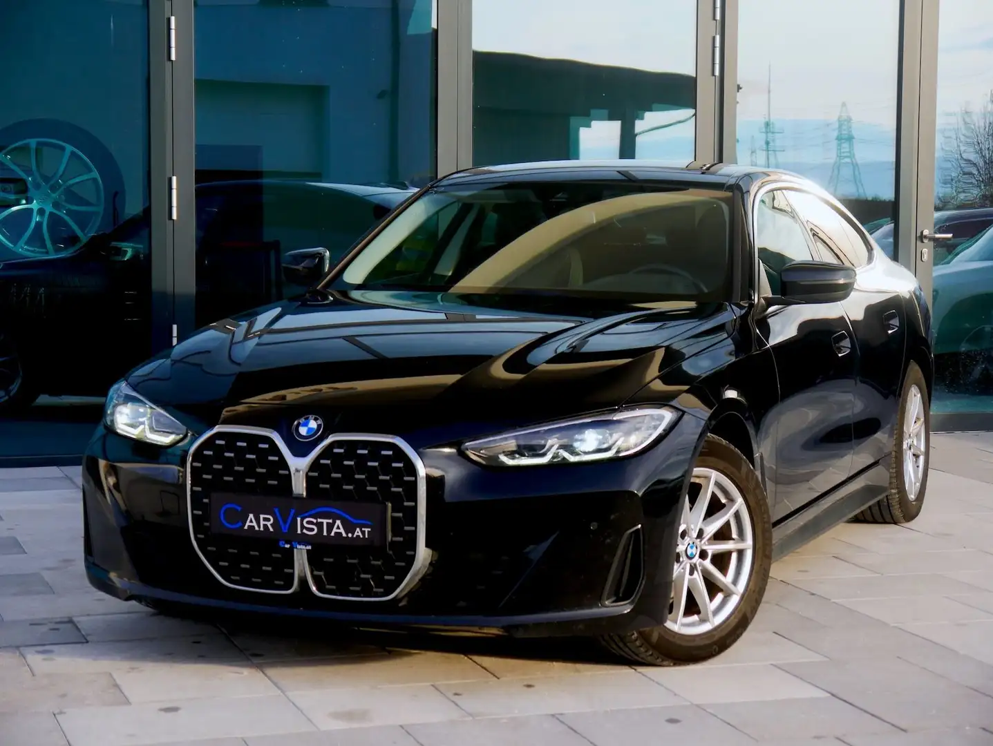 BMW 420 d Gran Coupe Aut. *Live Cockpit - Glasdach* Schwarz - 2