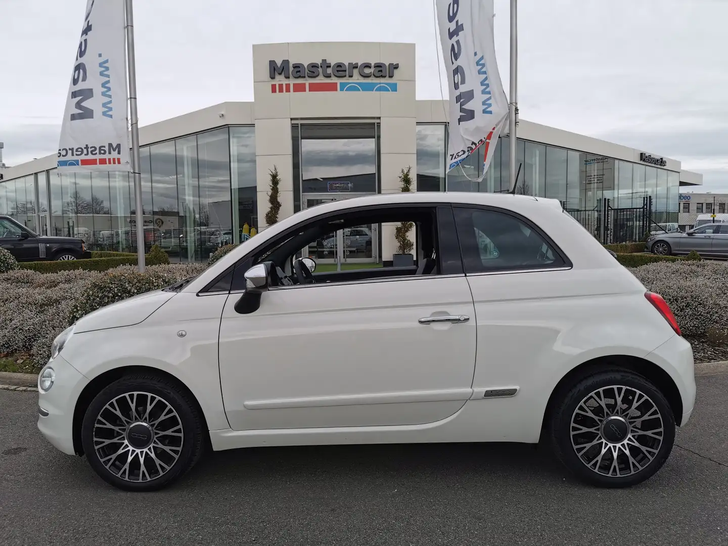 Fiat 500 1.0i MHEV Hybrid Lounge Open-dak, navi... Wit - 2