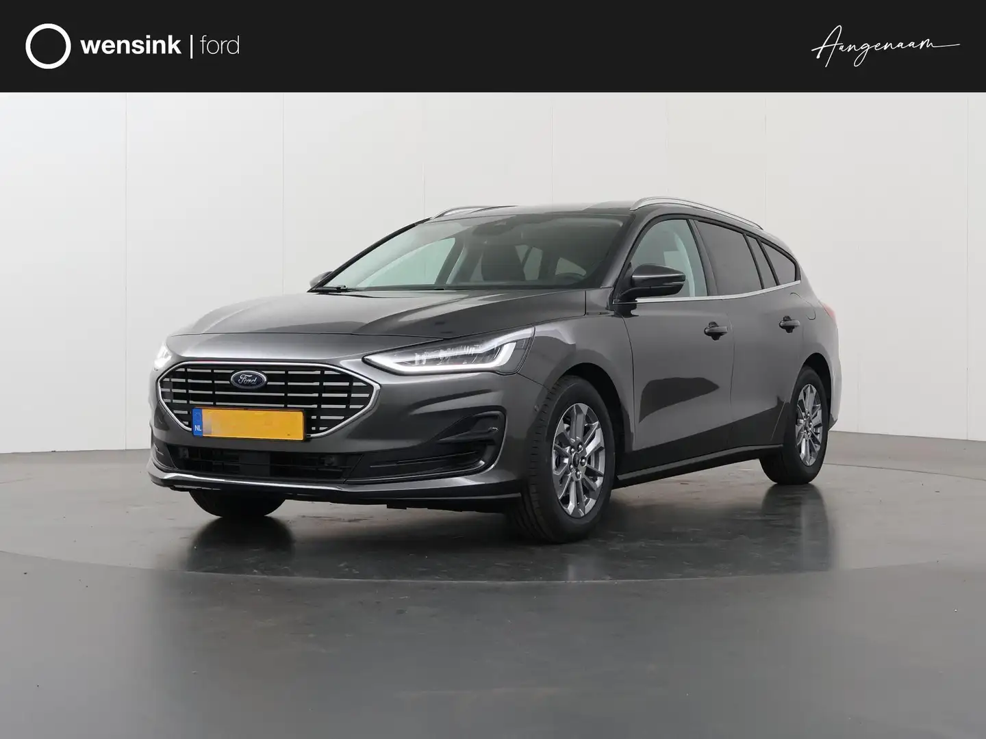 Ford Focus Wagon 1.0 EcoBoost Hybrid Titanium PRIVATE LEASE V Grijs - 1