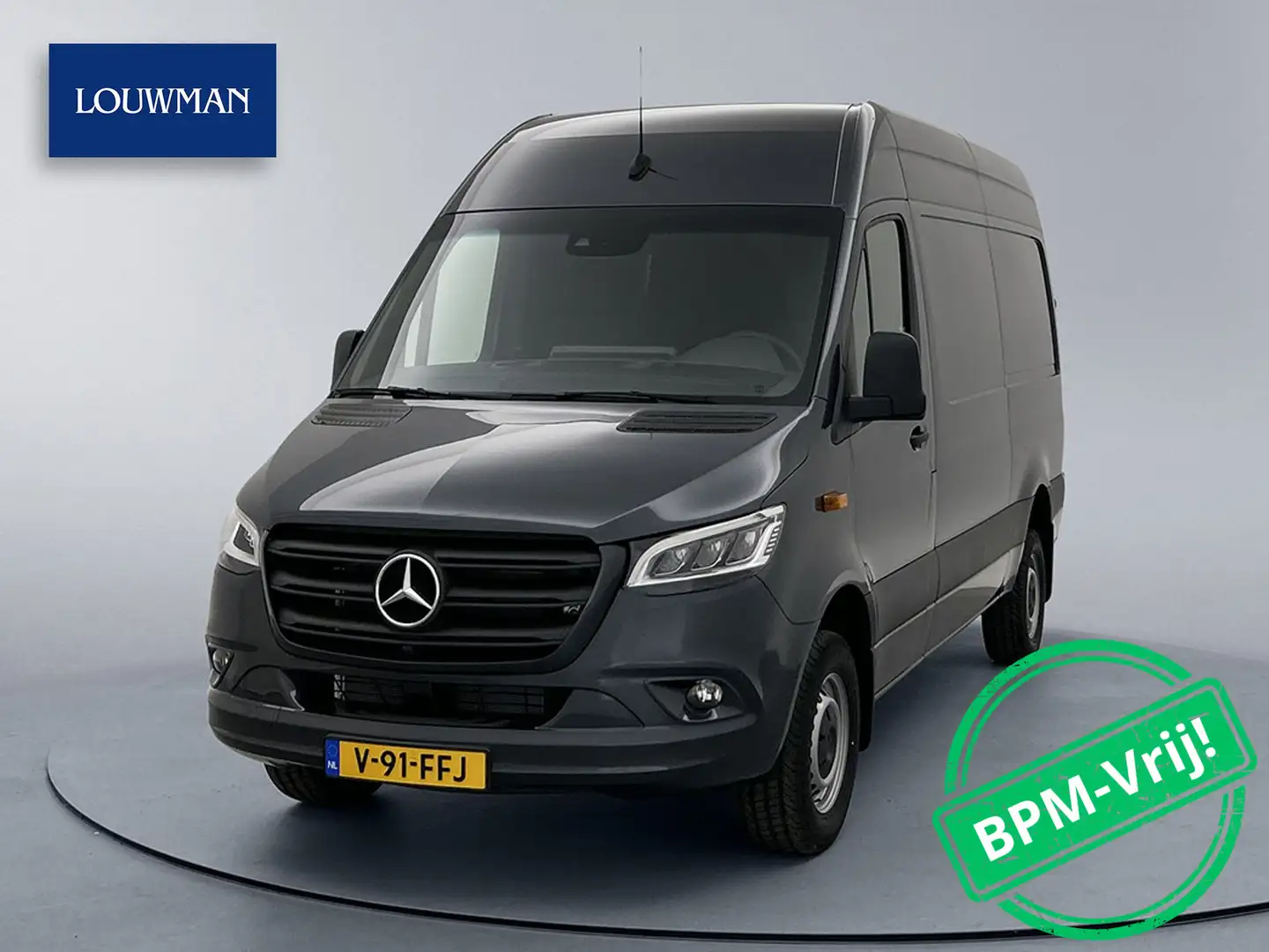 Mercedes-Benz Sprinter 419 1.9 CDI 366 L2H2 9G-Automaat NIEUW Full Option Gris - 1
