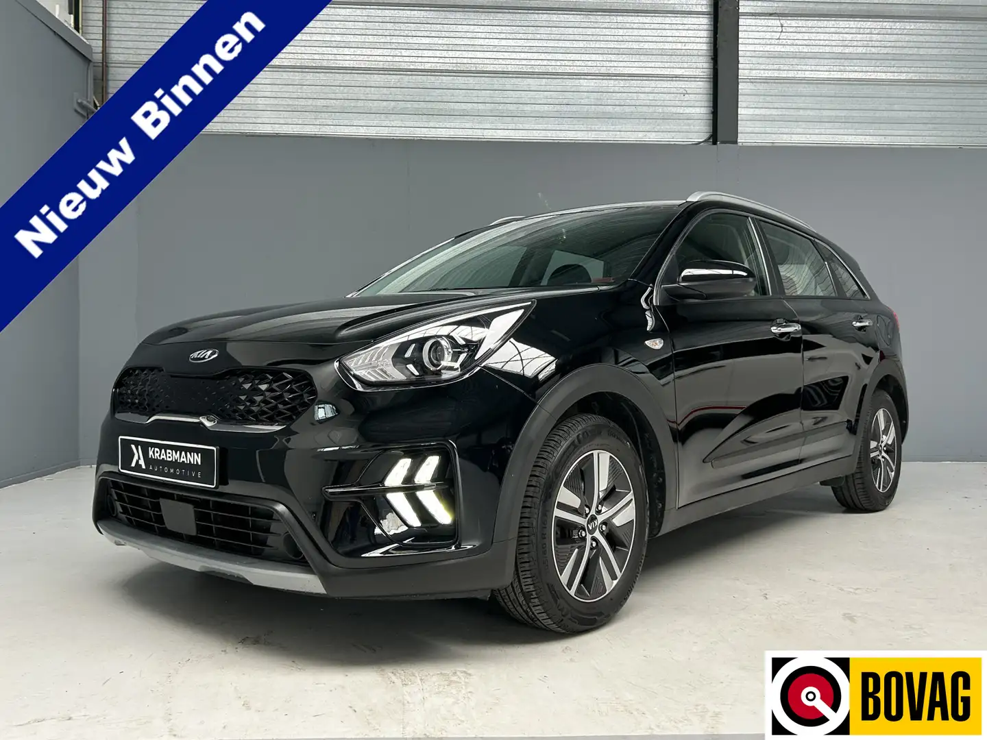 Kia Niro 1.6 GDi Hybrid DynamicPlusLine 10jaar Kia Garantie Zwart - 1