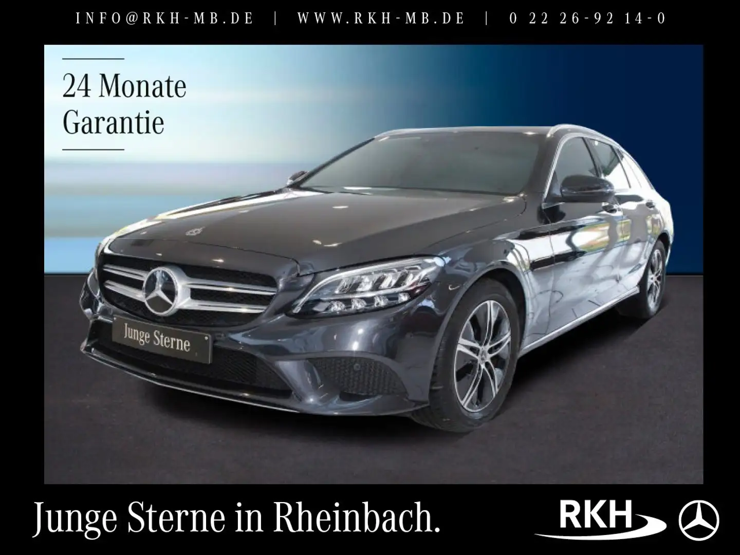 Mercedes-Benz C 180 C 180 T Avantgarde Navi/Totwinkel/Kamera/LED siva - 1