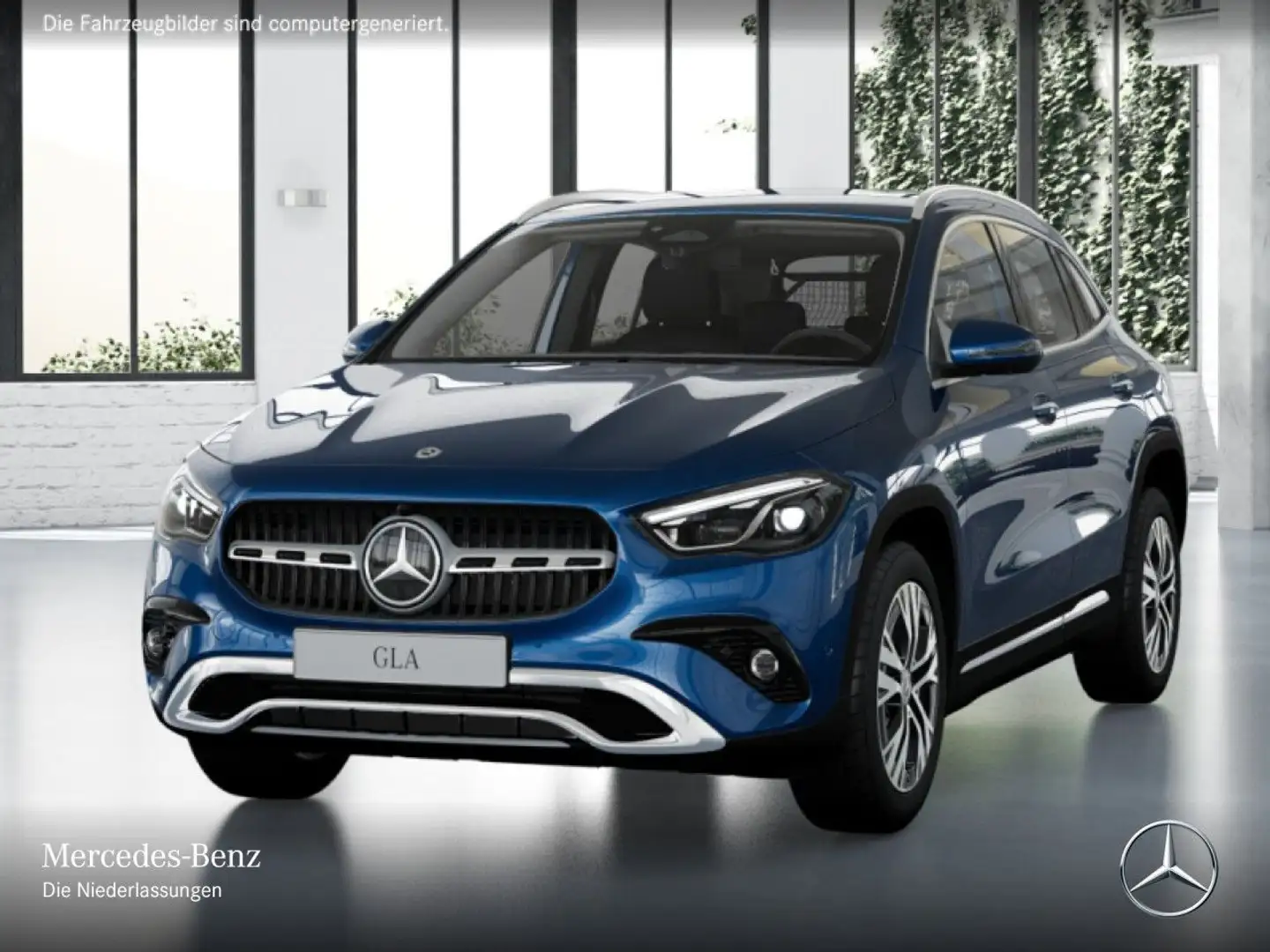 Mercedes-Benz GLA 200 PROGRESSIVE+360°+MULTIBEAM+TOTW+KEYLESS Bleu - 2