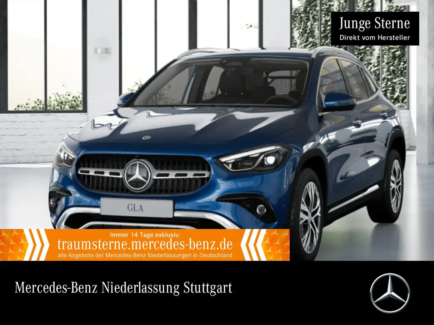 Mercedes-Benz GLA 200 PROGRESSIVE+360°+MULTIBEAM+TOTW+KEYLESS Blau - 1